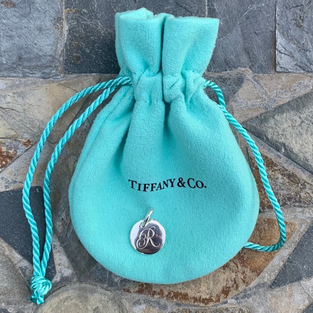 Tiffany Notes Alphabet "R" Charm - EUC +receipt!